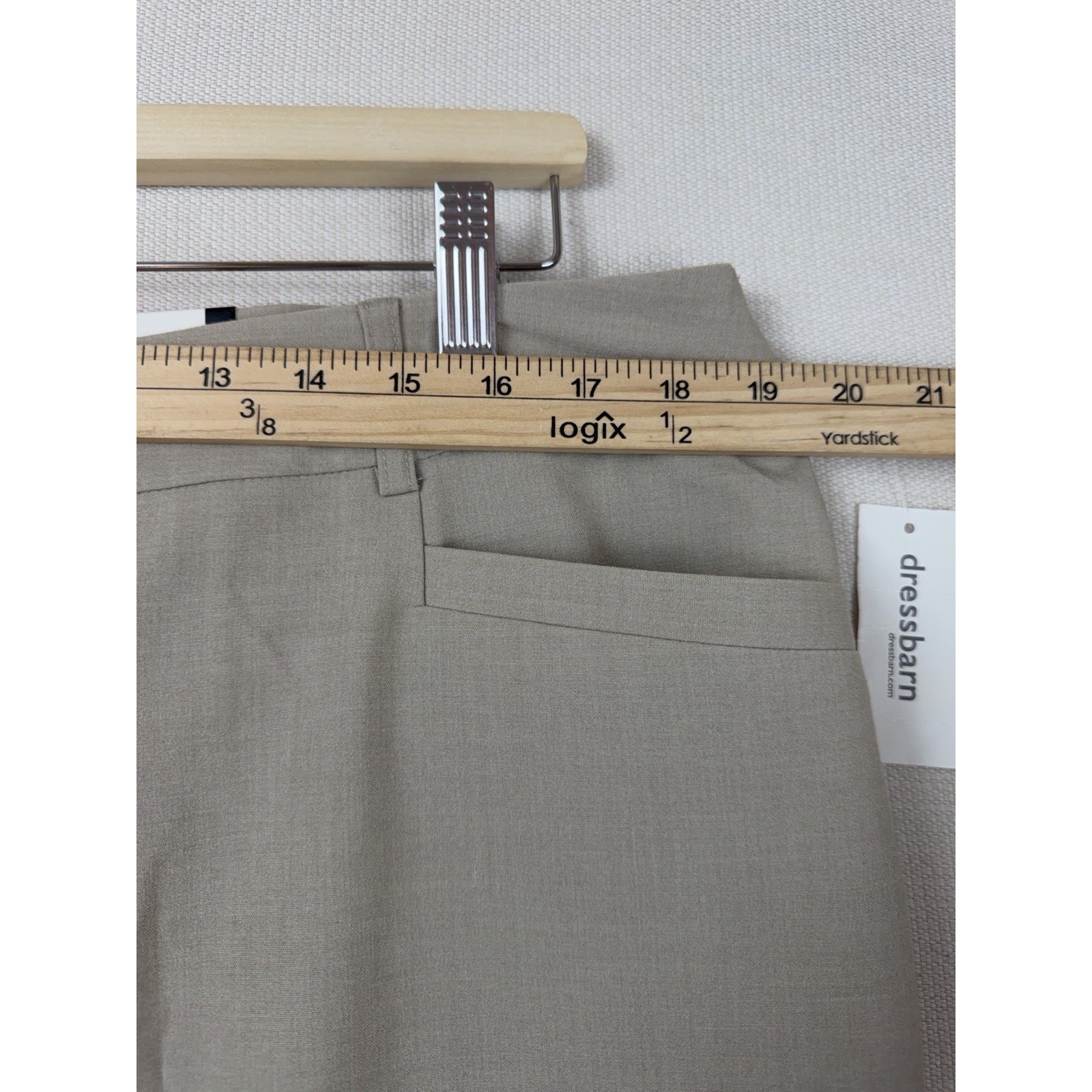 Nwt Dress Barn Roz & Ali Secret Agent Tummy Control Crop Pants Size 16w Stretch — image 4 of 8